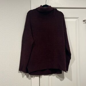 Old navy burgundy turtleneck sweater